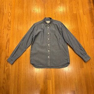 grown&sewn Dean Selvedge Chambray Shirt – Pinstripe – Made in USA – Size: M